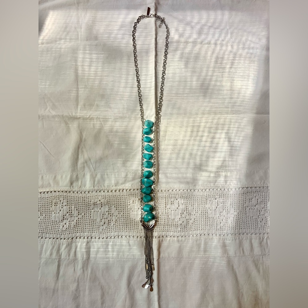 Faux turquoise Idyllwind necklace